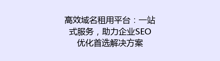 高效域名租用平台：一站式服务，助力企业SEO优化首选解决方案