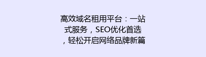 高效域名租用平台：一站式服务，SEO优化首选，轻松开启网络品牌新篇章